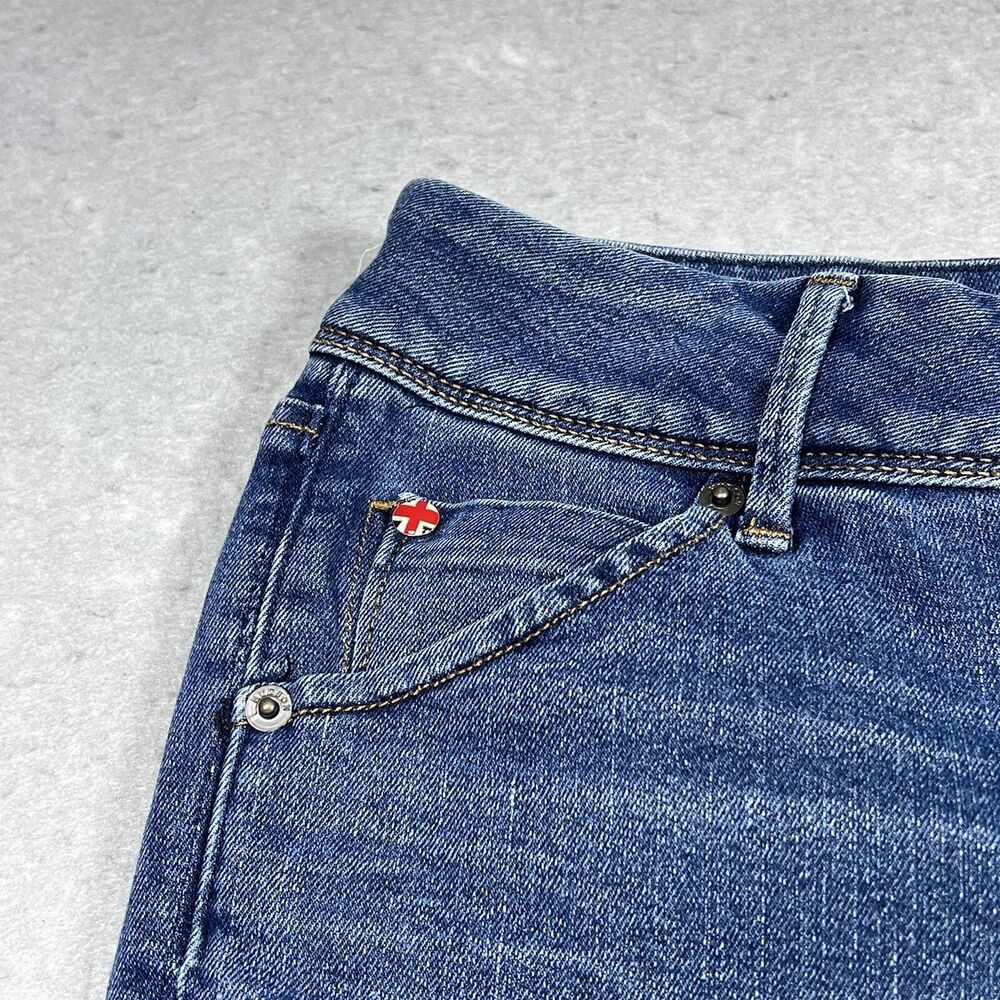 Hudson Jeans Womens Size 27 Collin Skinny Low Rise Stretch Denim Blue Jeans - Picture 3 of 15